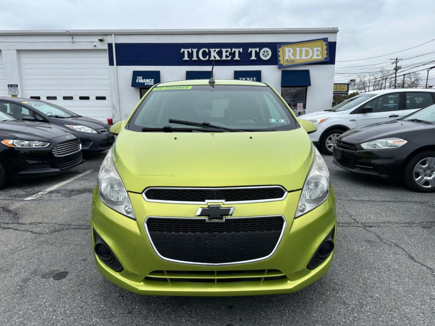 2013 GREEN* Chevrolet Spark 1LT Manual (KL8CC6S91DC) with an 1.2L L4 16V DOHC engine, 5-Speed Manual transmission, located at 1254 Manheim Pike, Lancaster, PA, 17601, (717) 393-9133, 40.062870, -76.323273 - Photo#1